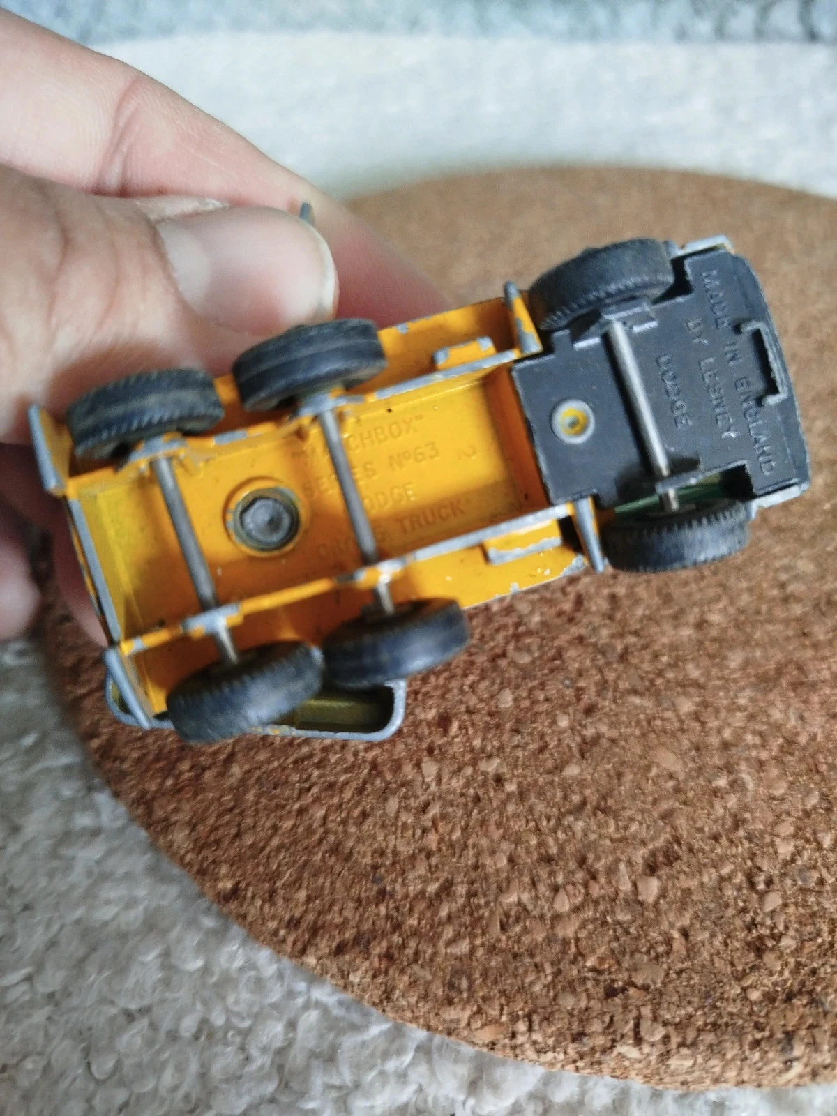 1968 Matchbox 63 Dodge Crane Truck – photo 6